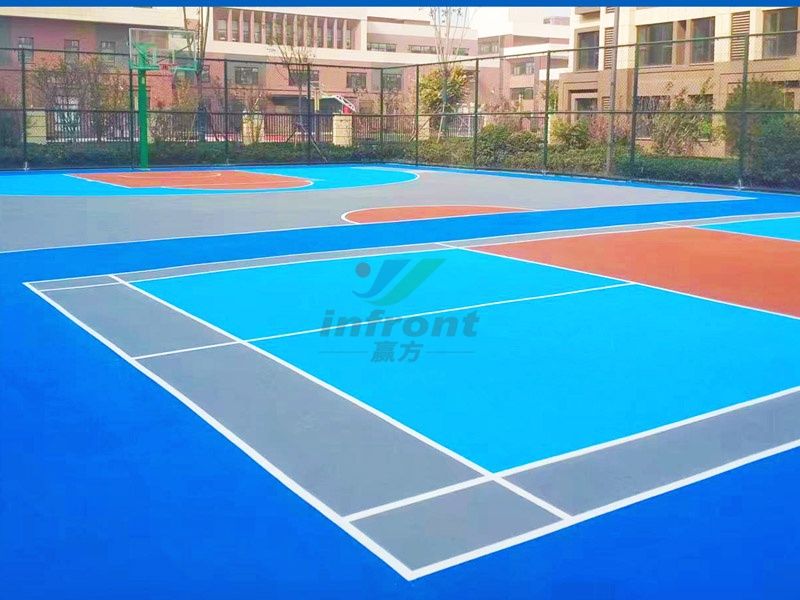 天津中建玖棠府-丙烯酸运动场