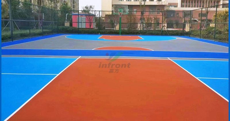 天津中建玖棠府-丙烯酸运动场