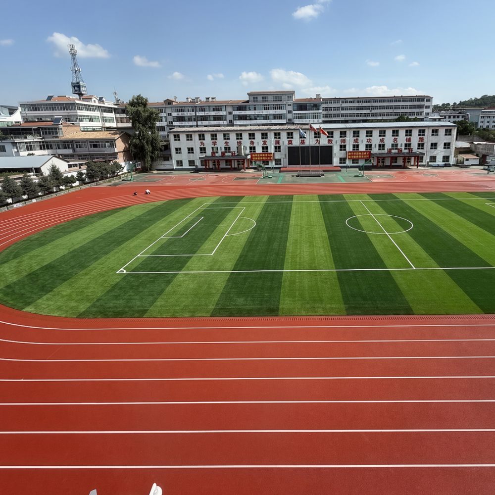 山西忻州岢岚县第二中学混合型跑道